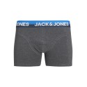 JACK & JONES Davie Trunks 5-Pak - Dark Grey Melange