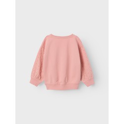 NAME IT Mini Hanna Boxy Sweatshirt - Rose Tan
