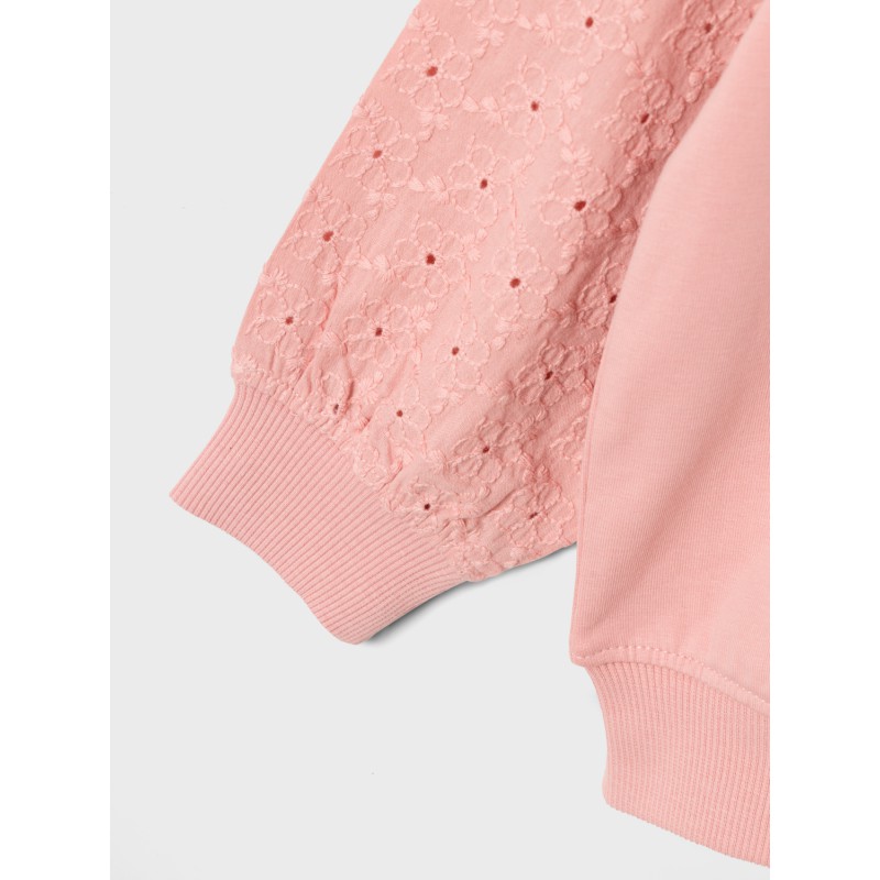 NAME IT Mini Hanna Boxy Sweatshirt - Rose Tan