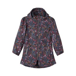 NAME IT Nkfalfa08 Jakke Lang Flower Branches Fo - Dark Sapphire