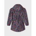 NAME IT Nkfalfa08 Jakke Lang Flower Branches Fo - Dark Sapphire