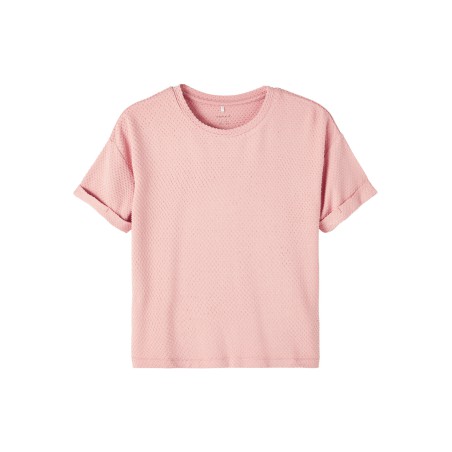 NAME IT Nkfhatinka Kortærmet Loose Top - Rose Tan