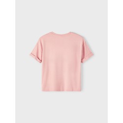 NAME IT Nkfhatinka Kortærmet Loose Top - Rose Tan