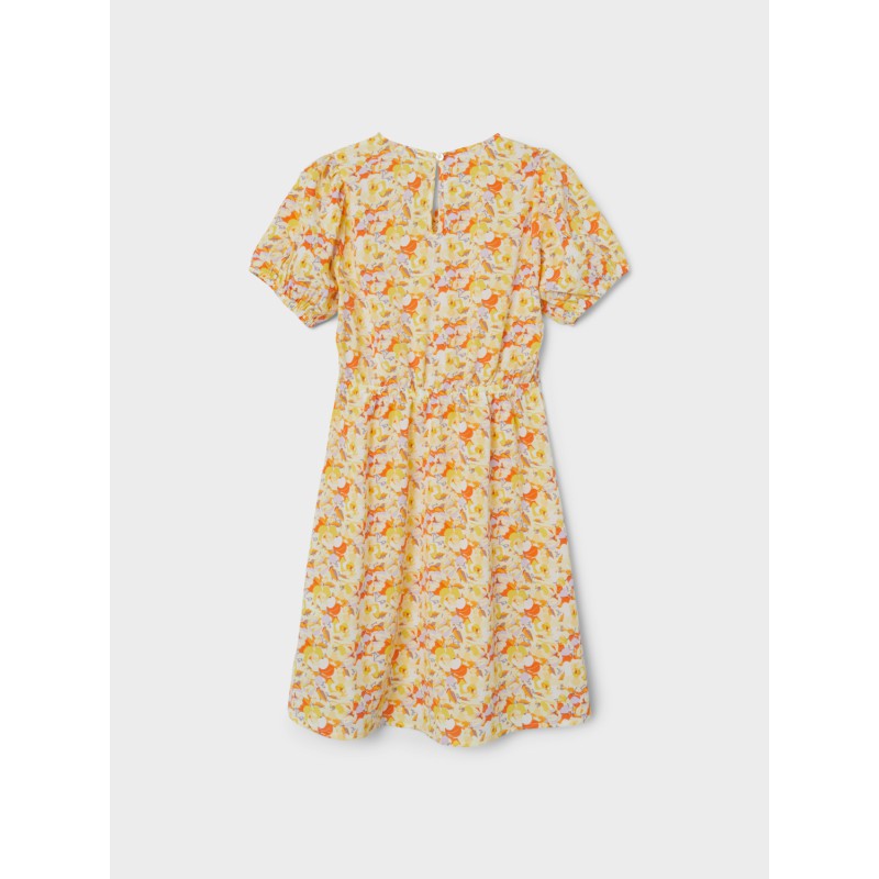 NAME IT Nkfvinaya Kortærmet Kjole - Créme De Pêche