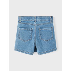 NAME IT Nkflaila Baggy Denim Skort 3012-Yg H - Medium Blue Denim
