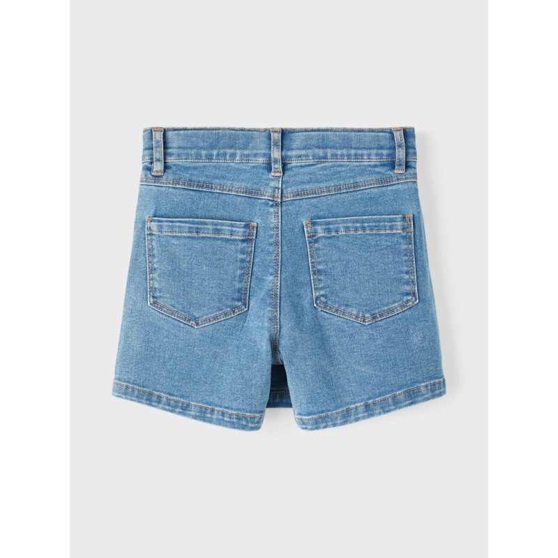 NAME IT Nkflaila Baggy Denim Skort 3012-Yg H - Medium Blue Denim