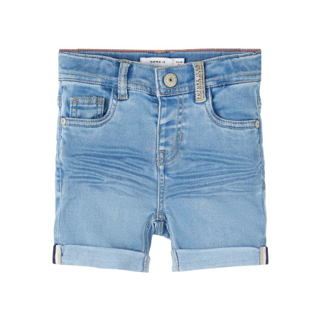 NAME IT Silas Slim Denim L Korts 8409-To H - Light Blue Denim