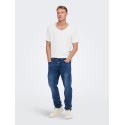 Only & Sons Weft Regular Fit Jeans - Blue Denim
