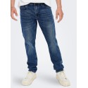 Only & Sons Weft Regular Fit Jeans - Blue Denim