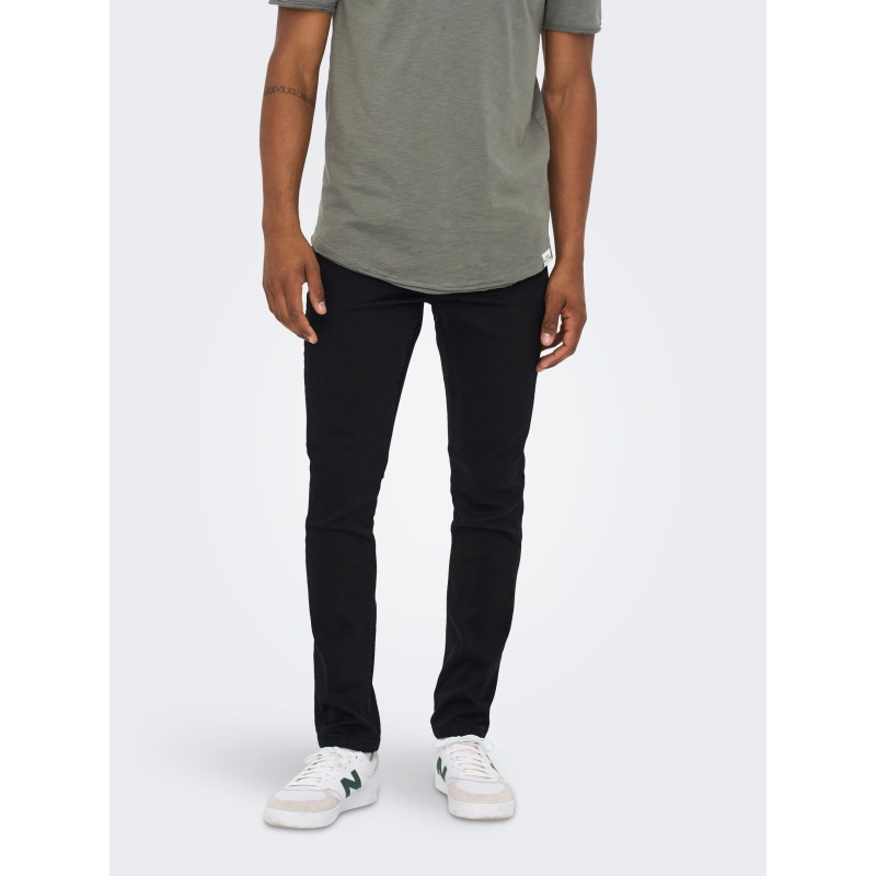ONLY & SONS Loom Slim Fit Jeans - Black Denim
