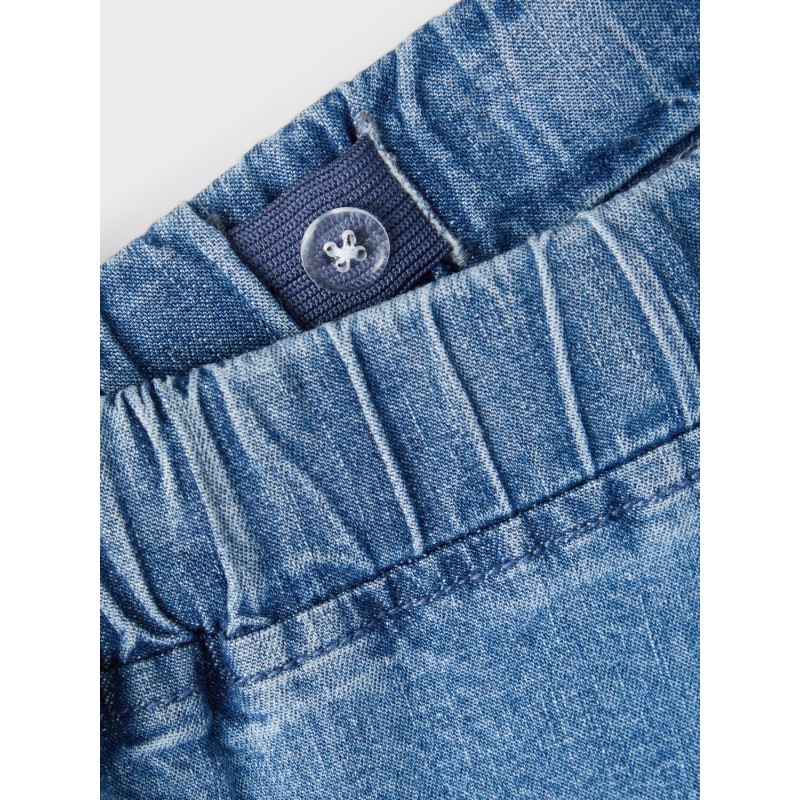 NAME IT Nkmben Jogger Denim L Korts 3230-Li H - Dark Blue Denim