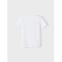 NAME IT Nkmarenty Pokemon Kortærmet Top Sky - Bright Hvid