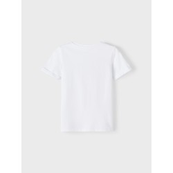 NAME IT Nkmarenty Pokemon Kortærmet Top Sky - Bright Hvid