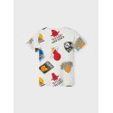 NAME IT Nkmango Nba Kortærmet Top Ous - Light Grey Melange