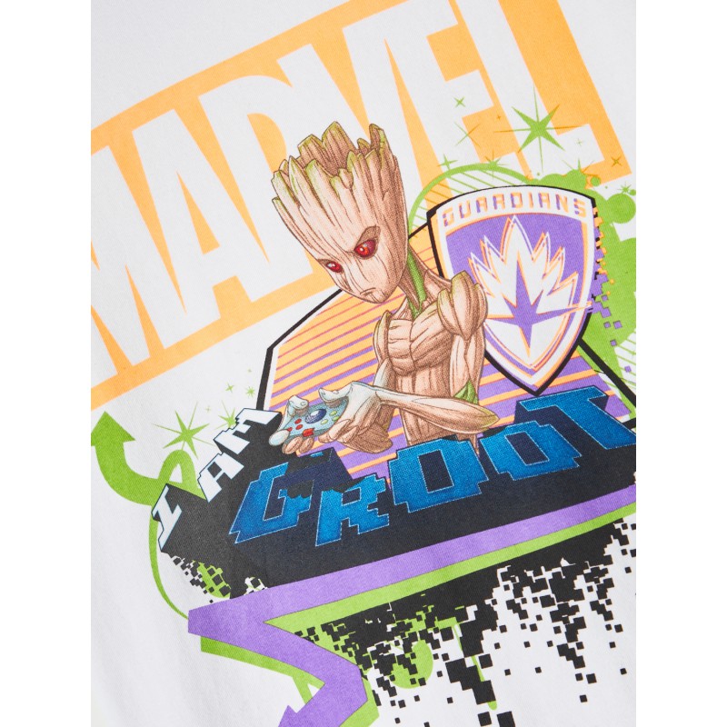 NAME IT Nkmmacos Gotg Kortærmet Top Box Mar - Bright Hvid