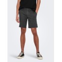 ONLY & SONS Mark Chino Shorts - Dark Grey Melange