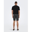 ONLY & SONS Mark Chino Shorts - Dark Grey Melange