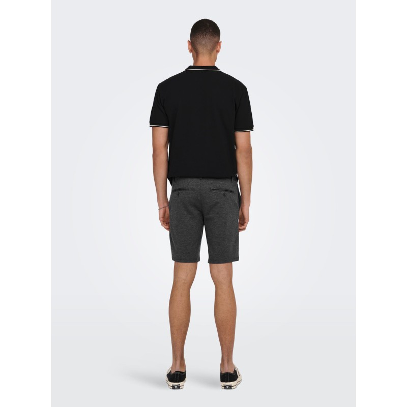 ONLY & SONS Mark Chino Shorts - Dark Grey Melange