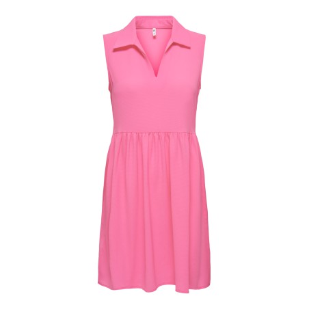 JDY Piper Skjorte Kjole - Pink Power