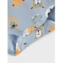 NAME IT Baby Just Langærmet Bodystocking - Dusty Blue