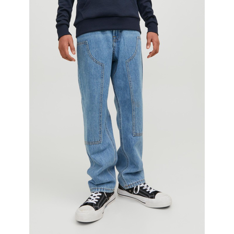 JACK & JONES JR Chris Loose Fit Jeans - Blue Denim
