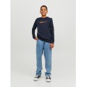 JACK & JONES JR Chris Loose Fit Jeans - Blue Denim