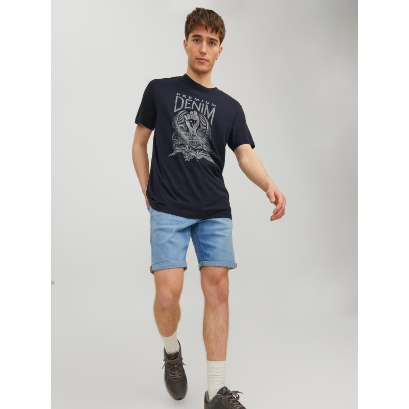 JACK & JONES Rick Original Denim Shorts - Blue Denim