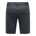 ONLY & SONS Onsmark 02092 Herringbone Korts Cs - Sort