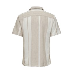 ONLY & SONS Caiden Hør Skjorte - Vintage Khaki