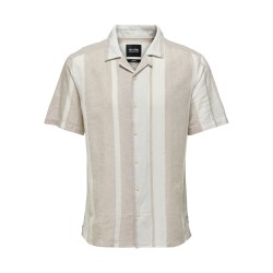 ONLY & SONS Caiden Hør Skjorte - Vintage Khaki