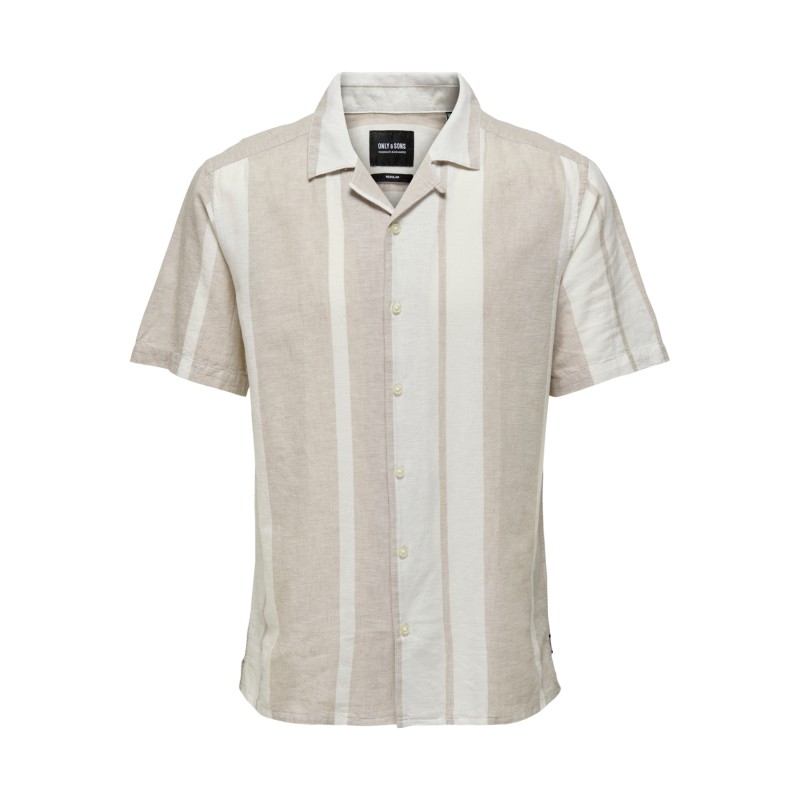 ONLY & SONS Caiden Hør Skjorte - Vintage Khaki