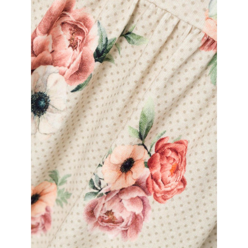 NAME IT Mini Holly Kortærmet Kjole - Peyote Melange