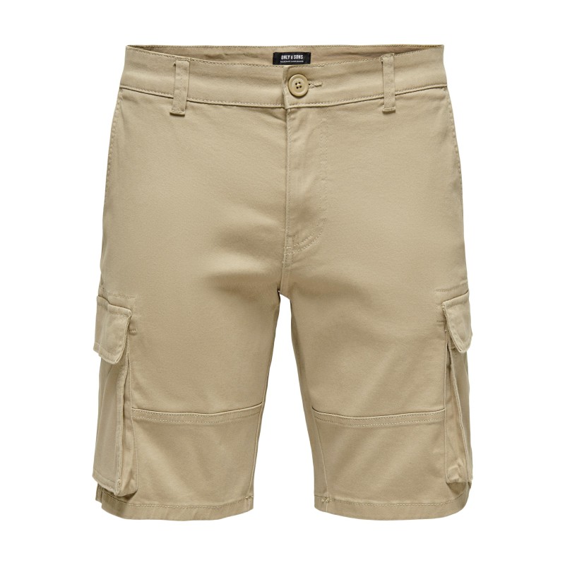 ONLY & SONS Cam Stage Cargo Shorts - Chinchilla