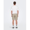 ONLY & SONS Cam Stage Cargo Shorts - Chinchilla