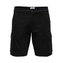 ONLY & SONS Cam Stage Cargo Shorts - Sort