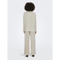 JDY Cita Langærmet Lang Pleat Shirt Jrs - Sandshell