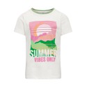 KIDS ONLY Julie Fit S/S Summer Top Jrs - Cloud Dancer
