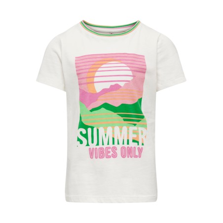 KIDS ONLY Julie Fit S/S Summer Top Jrs - Cloud Dancer
