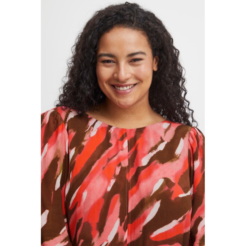 FRANSA Plus Kaiya Kjole - Camellia Rose