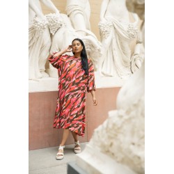 FRANSA Plus Kaiya Kjole - Camellia Rose