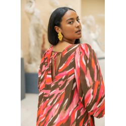 FRANSA Plus Kaiya Kjole - Camellia Rose