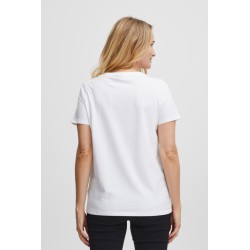 FRANSA Shoulder T-shirt - Hvid