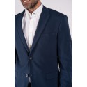 PRE END Plus Size Damon Klassisk Blazer - Dark Blue