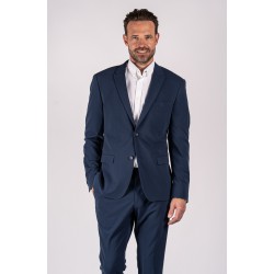 PRE END Plus Size Damon Klassisk Blazer - Dark Blue