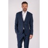 PRE END Plus Size Damon Klassisk Blazer - Dark Blue