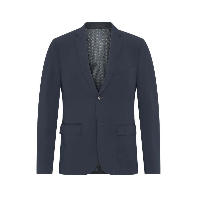 PRE END Plus Size Damon Klassisk Blazer - Dark Blue