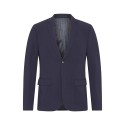 PRE-END Plus Size Damon Klassisk Blazer - Ultra Dark Navy