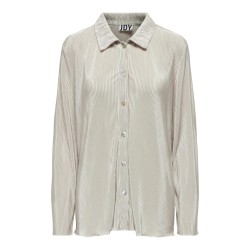 JDY Cita Langærmet Plissè Skjorte - Sandshell