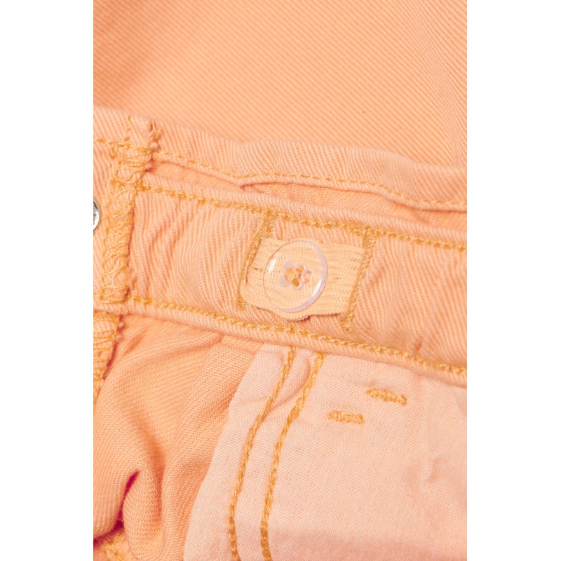 KIDS ONLY Cuba Paperbag Shorts - Orange Chiffon