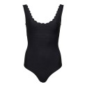 ONLY SHOES Onldelphine Scallop Swimsuit - Sort